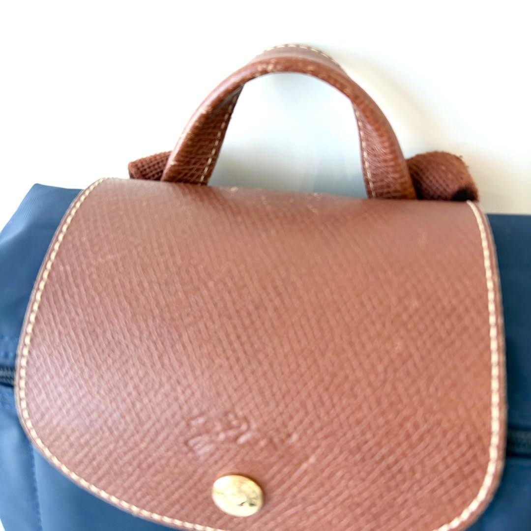 Longchamp Pliage Mini Backpack Navy Foldable Trav… - image 19