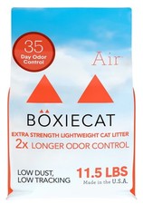 Boxiecat Air Extra Strength Lightweight Clumping Cat & Kitty Litter, 11.5-lb bag 2.17 per pound