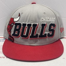 New Era 9FIFTY Hardwood Classics Chicago Bulls Grey Red NBA Snapback Hat