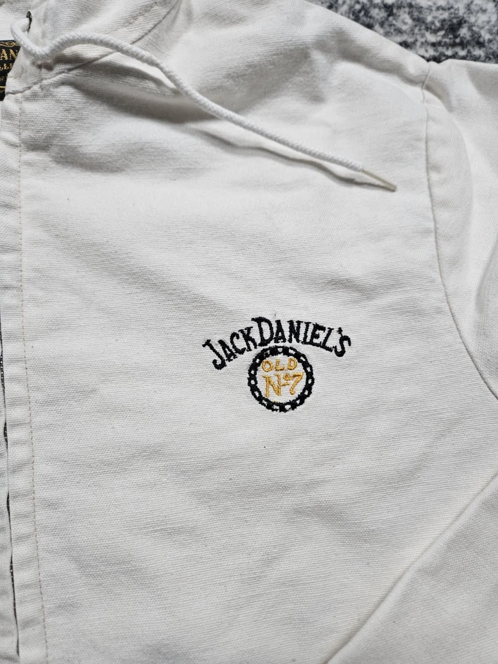 Chaqueta De Colección Jack Daniels Distillery Con Capucha Lona Cremallera Talla S Tennessee Whisky Foto 2 de 4