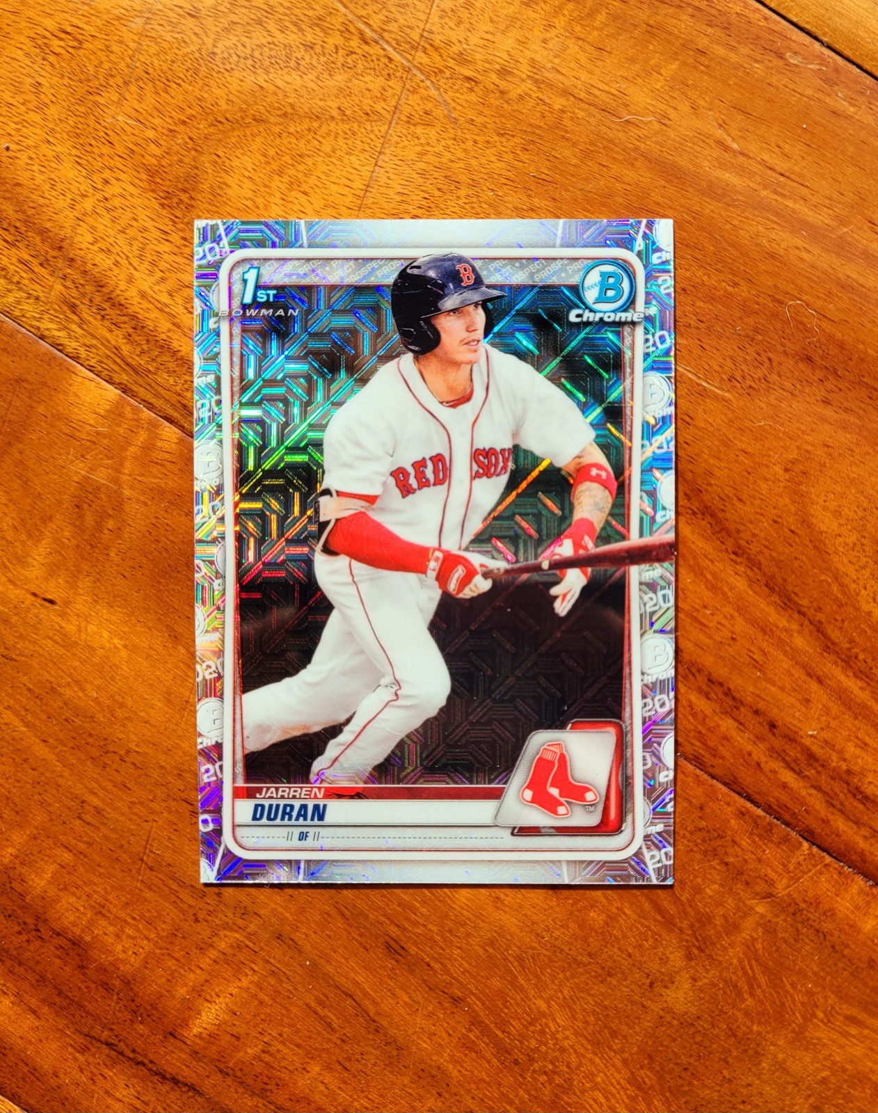 Jarren Duran 2020 Bowman Chrome 1st Mojo Refractor Prospect RC Rookie #BCP-144