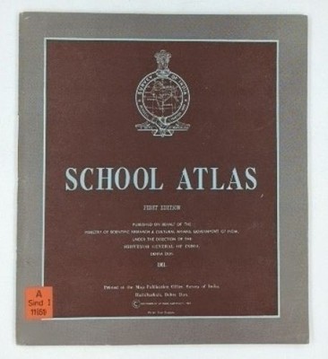 School atlas : Published on behalf of the Ministry of Scientific Research [and]