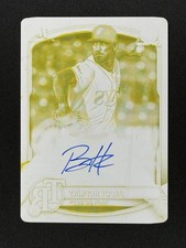 2025 Bowman Chrome Prospects Brody Hopkins Printing Plate 1/1 Auto Rays CPA-BH