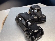 2 x Timpo Toys Berlina Auto s 1946 Vintage - Giocato - Buono Casting - Completo.