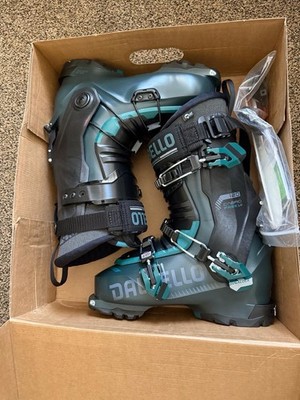 Dalbello Cabrio LV Free 120 IF Ski Boots 25/25.5 Stiff Flex Dynalock Dark Petro 