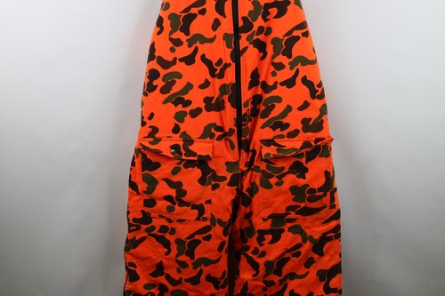 Vintage 90s Streetwear Mens Large Heavy Quilted Reversible Camouflage Overalls - Picture 18 of 24