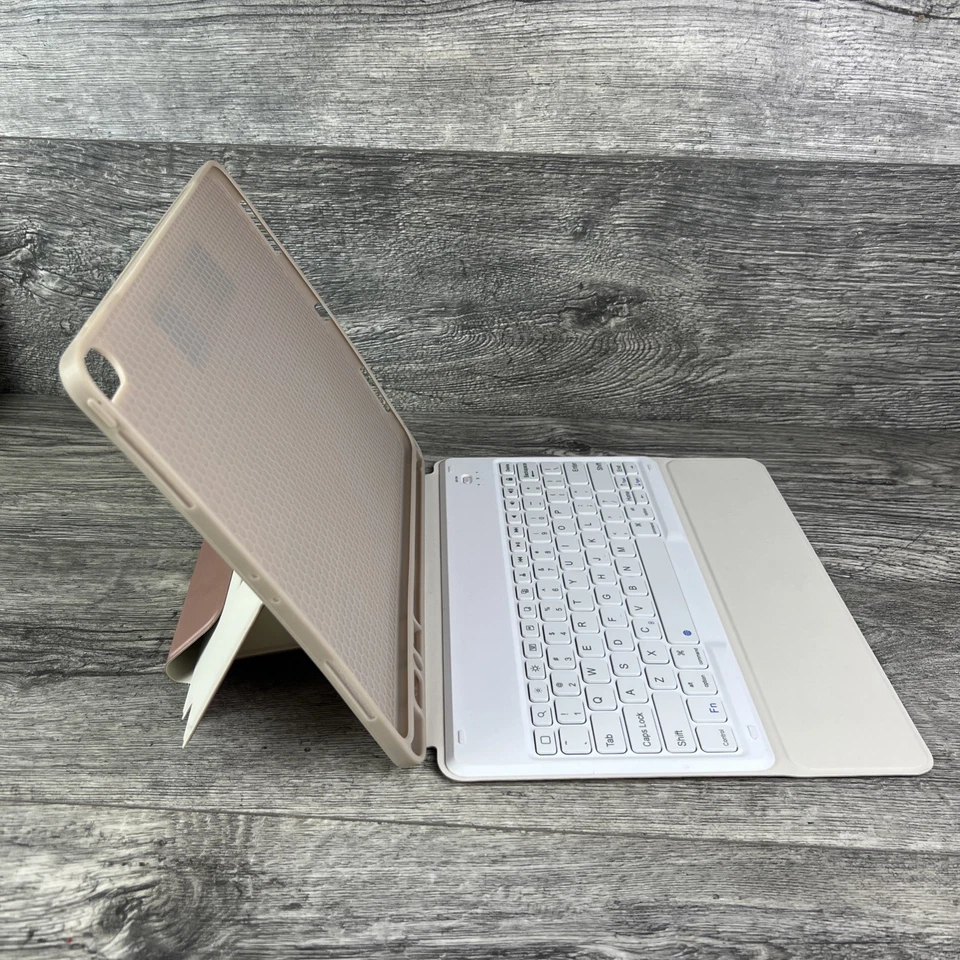 IVSO WIRELESS BLUETOOTH KEYBOARD FOLIO CASE FOR IPAD PRO 12.9" PINK 2018 - Image 3 of 4