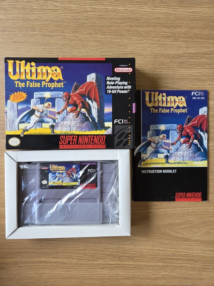 Ultima The False Prophet - Super Nintendo -  SNES - NTSC U  - Image 2 of 4