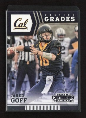 2016 Panini Contenders Draft Picks #1 Jared Goff Passing Grades
