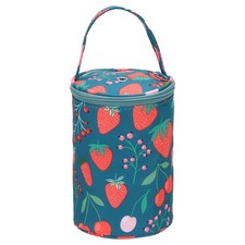 N&auml;hbeutel f&uuml;r Yarn Lagerung kleine H&auml;kelbox Blau Rot