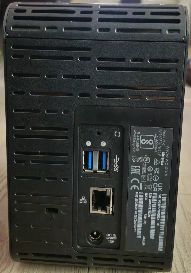 WD MYCLOUD EX2 Ultra Cloud NAS 2X2TB WD RED NAS HDD - Image 4 of 4