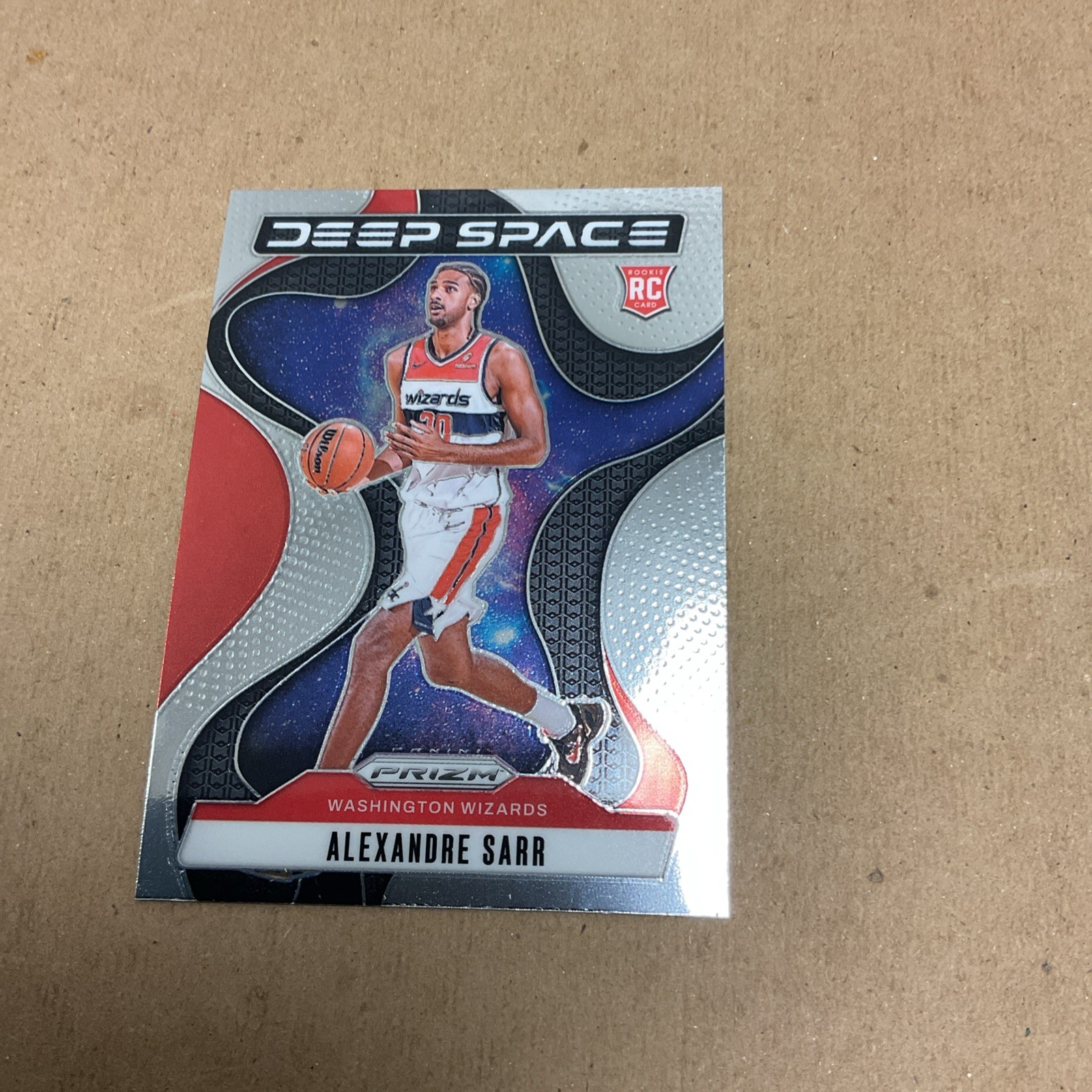 2024-25 Panini Prizm Wizard Rookie Alexandre Sarr Deep Space Insert Card