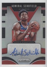 2019 Panini Prizm Rookie Signatures Silver Admiral Schofield #RS-ASF Auto 15tt