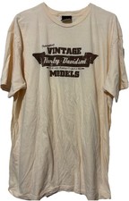 Harley Davidson Roanoke Valley - Roanoke VA Beige Crew Neck T-Shirt Size 2X