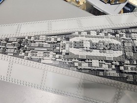 LEGO Star Wars 10221 Super Star Destroyer & Extra Minifigs & Falcon Manual As Is