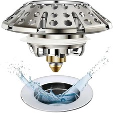 Easy Replacement Bathtub Drain Stopper - Brushed Nickel
