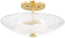 Hudson Valley Lago 3-Light Flush Mount, 16.25