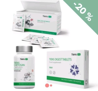 Tiens Detox - KITOSAN - ANTI LIpit Tee - DIGEST