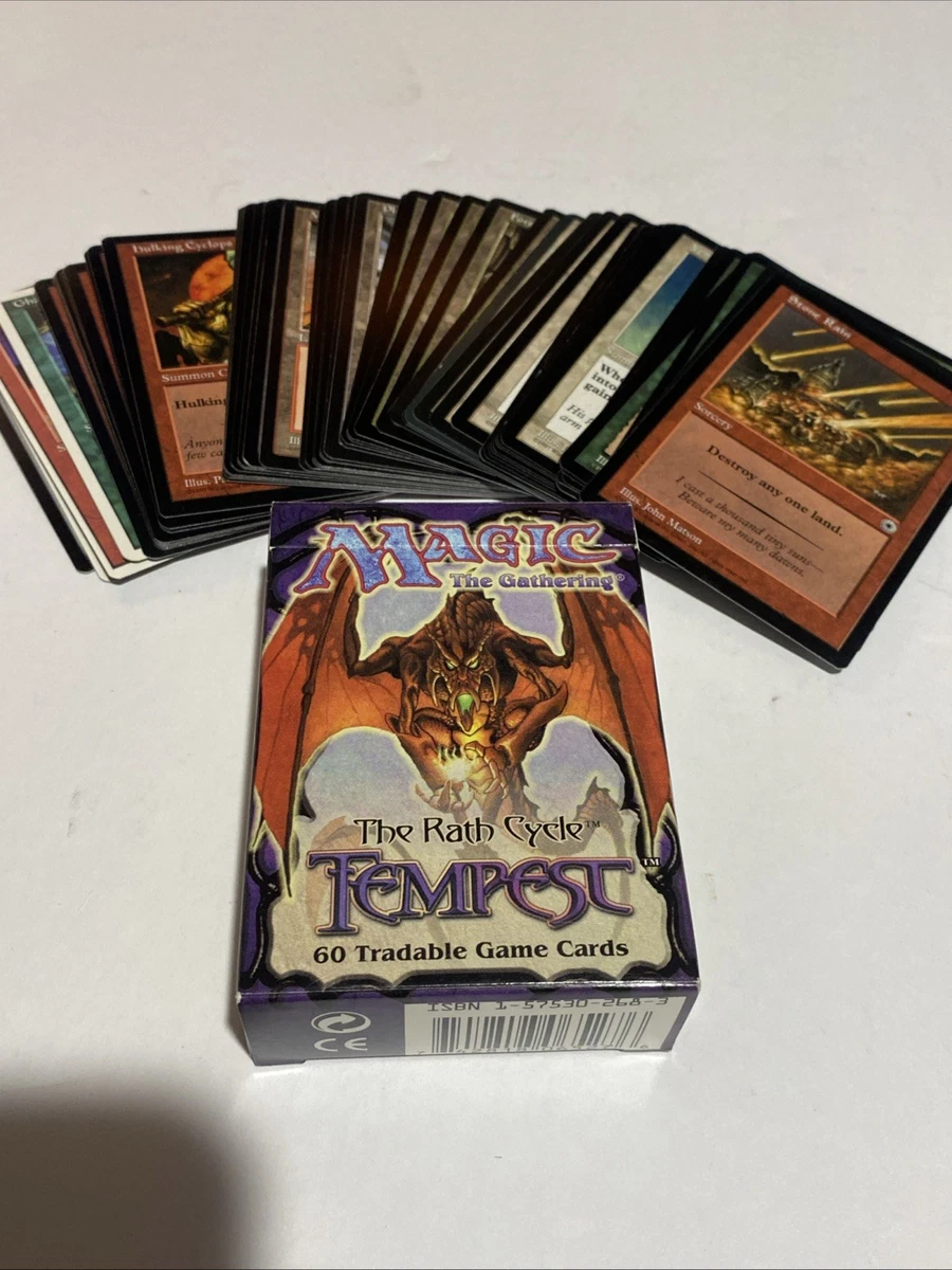 Magic: The Gathering Tempest Sealed Collectible Card Game Packs