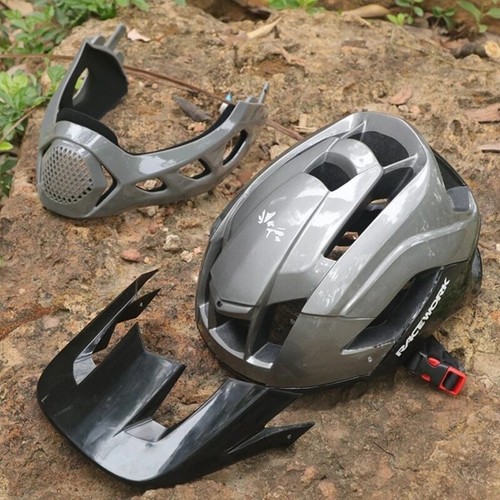 Detachable Mountain Road Bike Full Face Helmet Bicycle Cycling Helmet - Picture 5 of 15