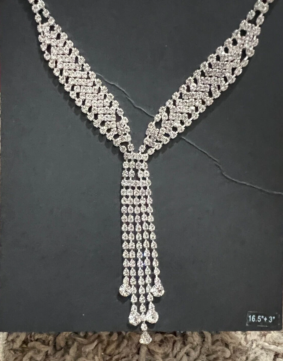Kohls rhinestone deals necklace