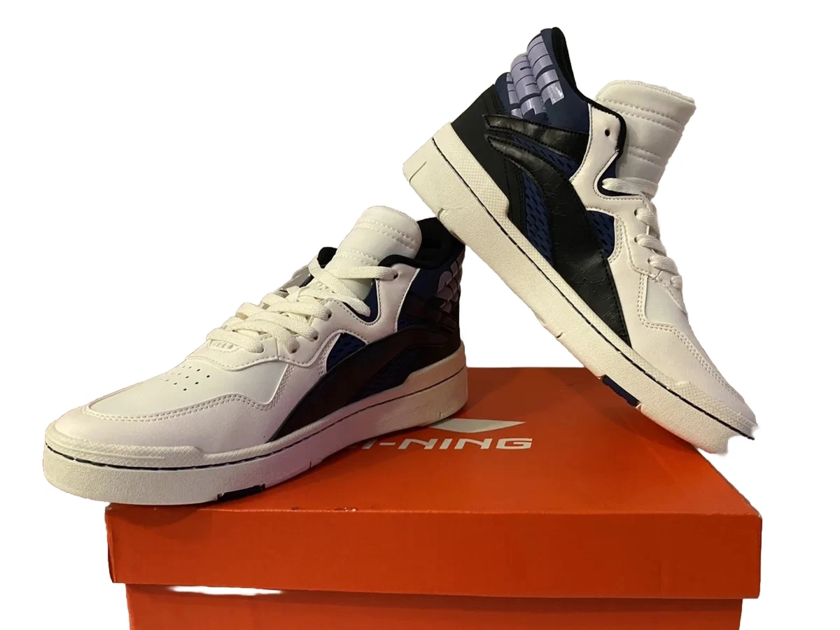 Li Ning Weiwu SUPERWAVE Mid Men s Middle Cut Classic Sport Shoes AGCQ061 2 Sz 9