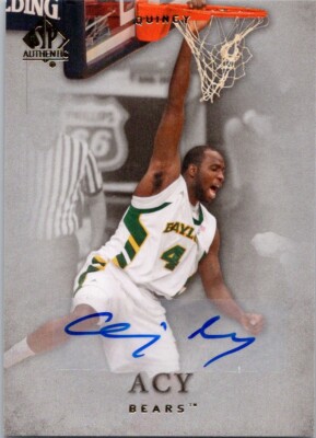 Quincy Acy Autograph 2012-2013 SPA Upper Deck #34