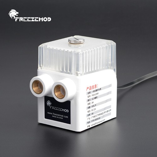 FreezeMod G1/4" Mini Reservoir with Pump 450L/H for Water Cooling PUB-12WX - Afbeelding 2 van 11