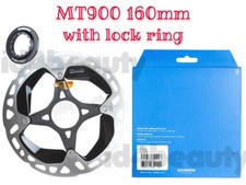 Shimano RT-MT900 Center Lock 160mm Brake Rotor w/ Lock Ring NIB (IRTMT900S)