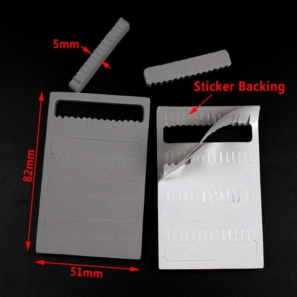 5PCS Fishing Fly Holding Foam with Sticker Backing for Tackle Box