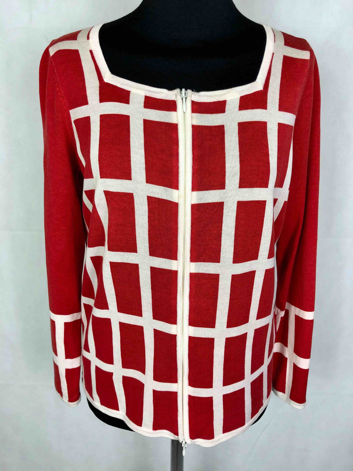 PENNY BLACK Cardigan Women's Cotton Silk Zipper Woman Sweater Sz.S - 42 |  eBay