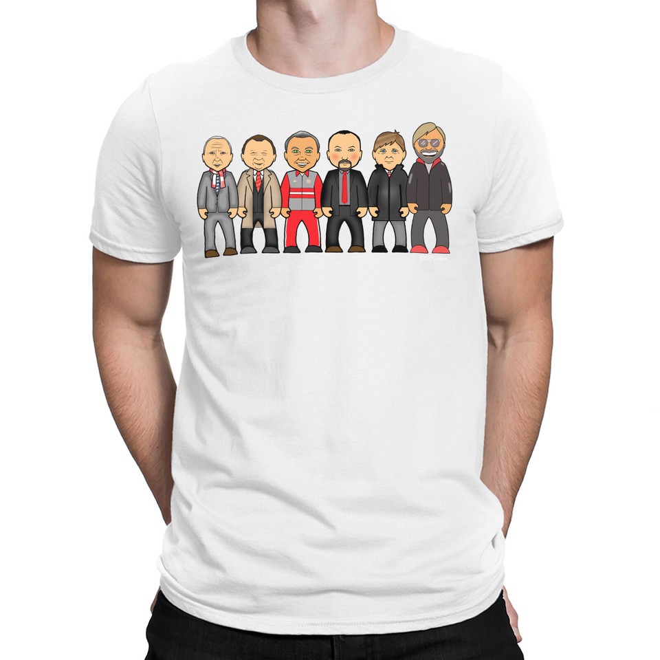 VIPWees T-shirt Original Caricature Netherlands Football Legends - Cotone Biologico - 4