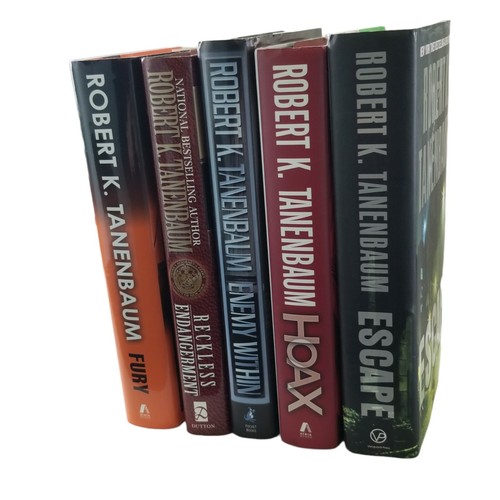 Robert K Tanenbaum Book Lot Hardcover Mystery Suspense Novels 1st edition HC DJ - Picture 3 of 12