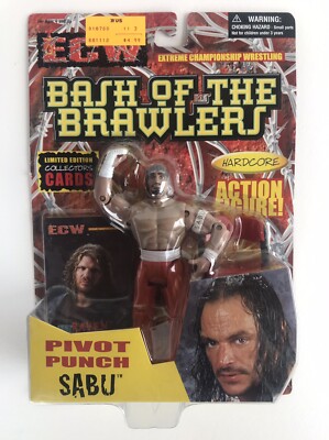 RARE - ECW Extreme Championship Wrestling Sabu Figure Bash of the