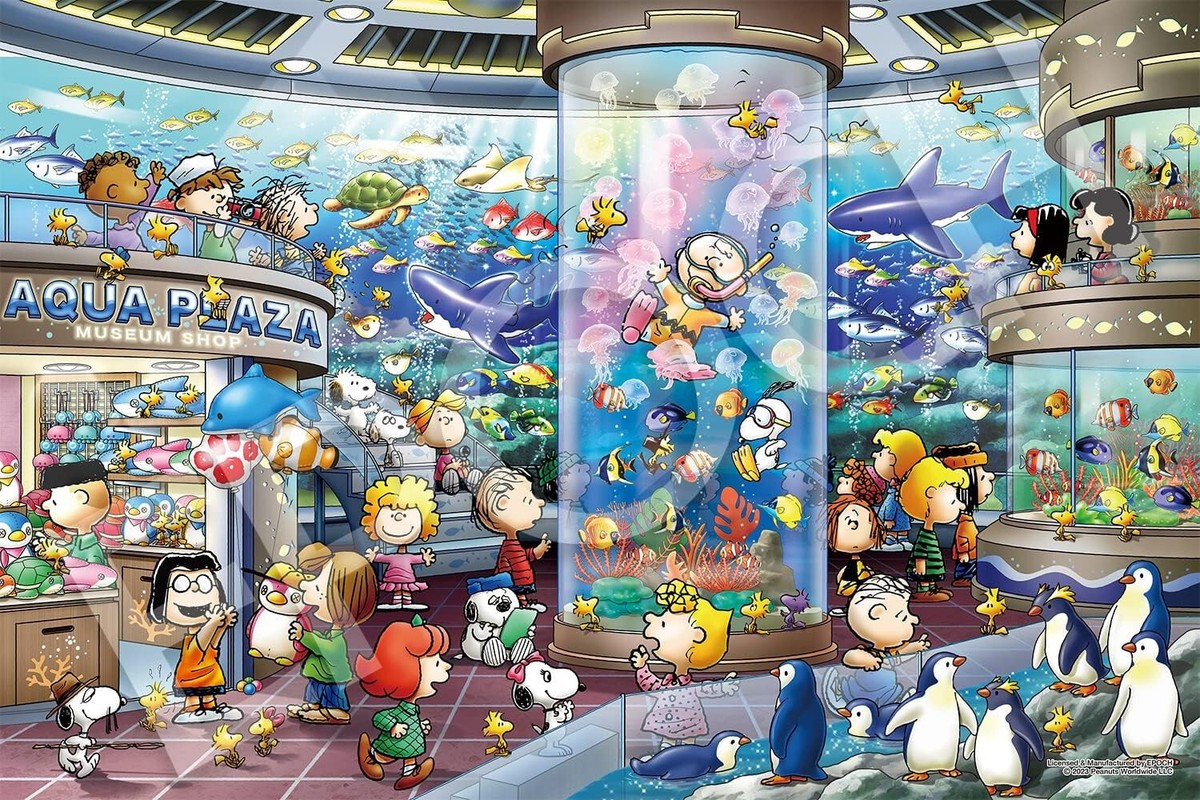Jigsaw Puzzle Peanuts Snoopy Aquarium 1000 pieces Epoch