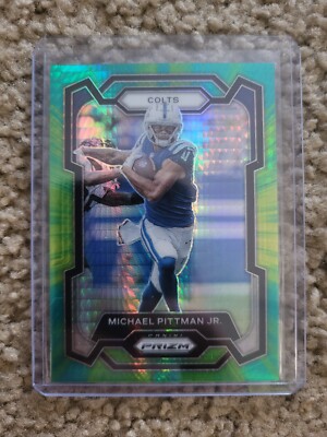 2023 Panini Prizm Michael Pittmann Jr Hyper /175 #129 Colts