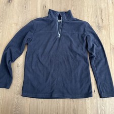 Fleecepullover Kinder 164 Alive Dunkelgrau Wandern Winter