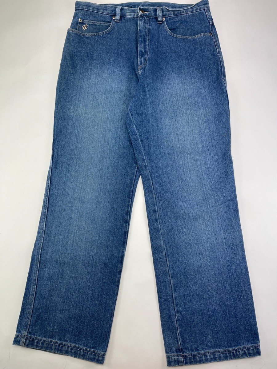パンツ 90s Roca wear wide baggy denim pants Rocawear jeans, blue, vintage baggy pants, 90s hip hop