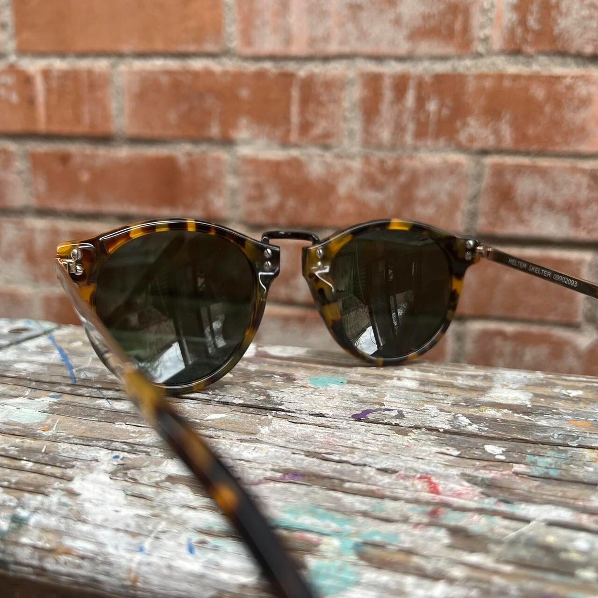Karen Walker tortoiseshell Helter Skelter sunglasses | eBay