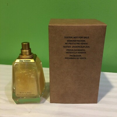 NEW IN TESTER BOX I AM JUICY COUTURE DRY OIL SHIMMER MIST 3.4OZ NO CAP FREE SHIP