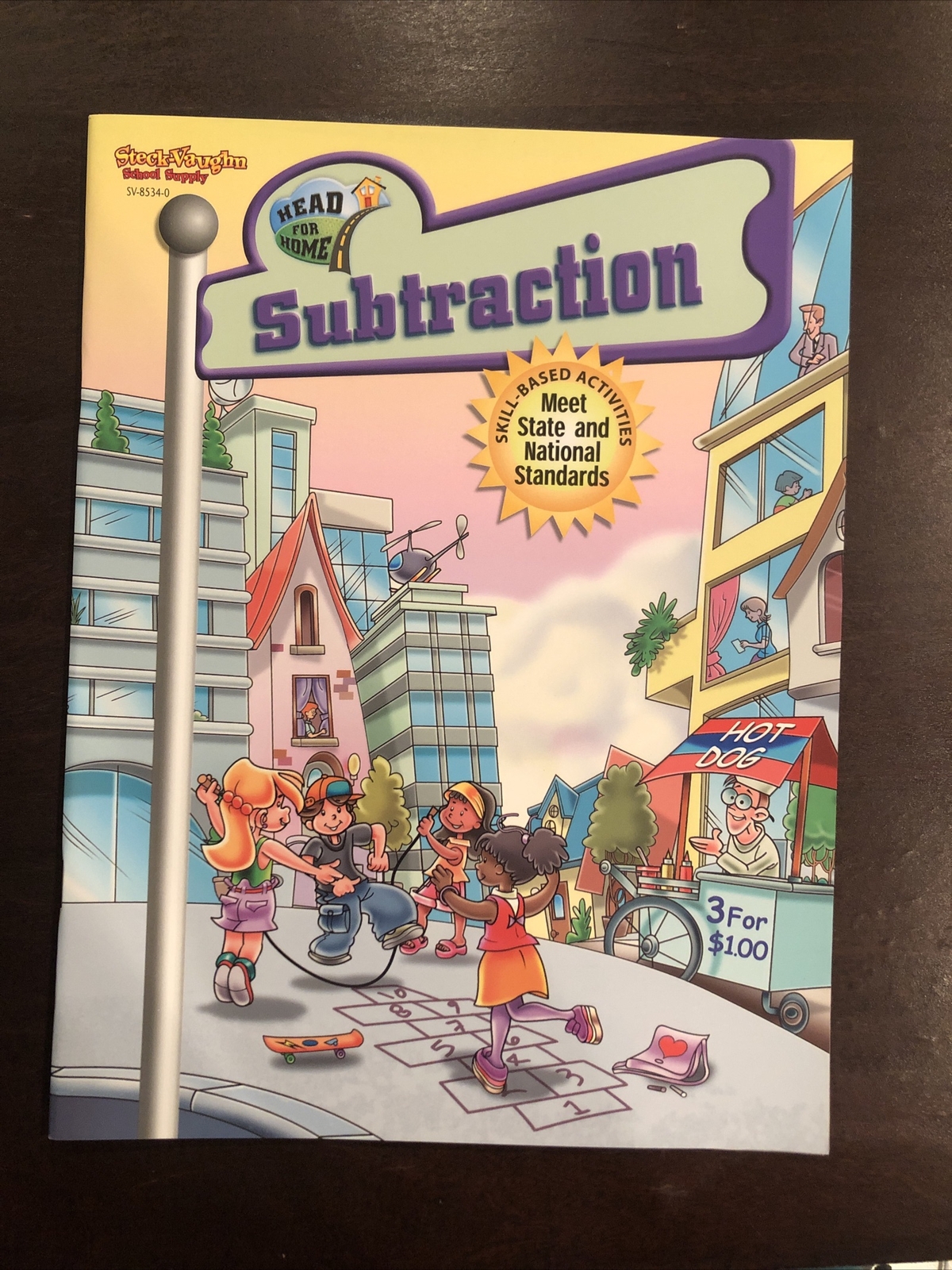 Subtraction practice for at-home learners, Steck-Vaughn style.