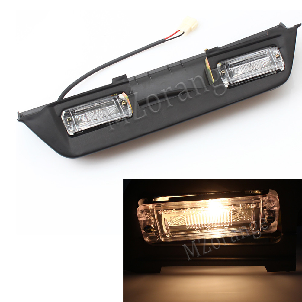 Rear License Number Plate Light Outer Fit For Mitsubishi Pajero Shogun