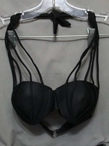 ZAFUL BIKINI JUNIOR 2 piezas Negro 81% nylon 19% Lycra spandex Tamaño Grande NUEVO - Imagen 2 de 6