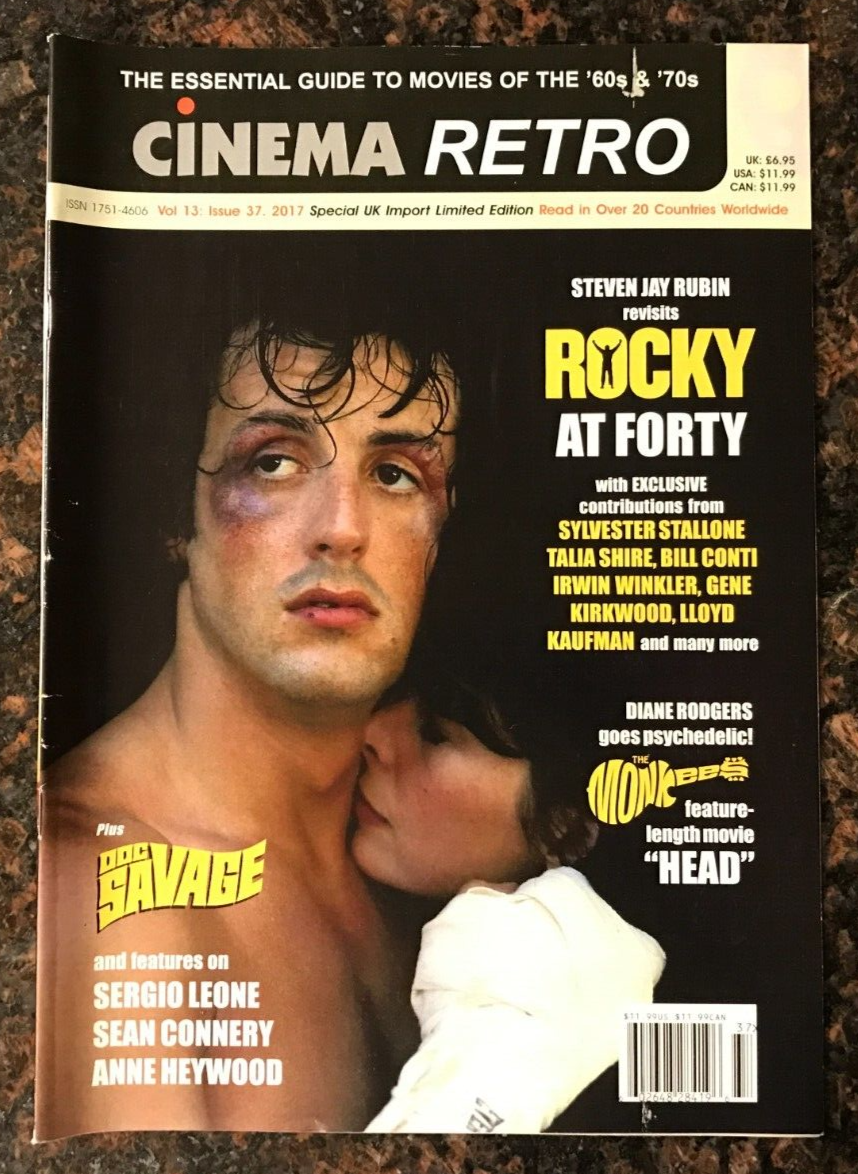 Cinema Retro Magazine Vol. 13 Issue 37 2017 - Rocky at Forty | eBay