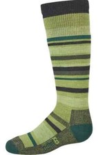 Point6 Kids Rumble Medium Wool Socks - Lime