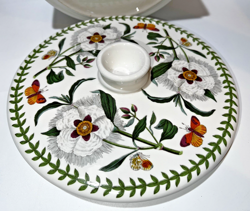 Portmeirion England The Botanic Garden 2 Qt Casserole with Lid Spanish Gum - Picture 17 of 24