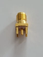 10 pcs Gold SMA Female Jack Solder PCB Board Mount Straight RF Connector Adapter