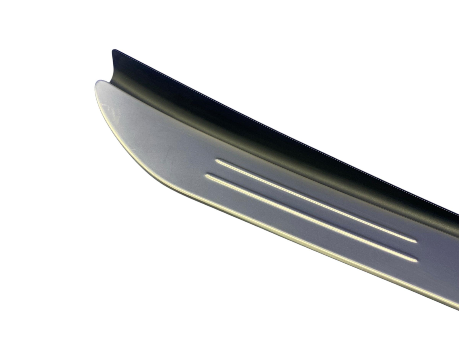 2009-2014 ROLLS ROYCE GHOST REAR RIGHT DOOR SILL TRIM COVER PLATE SILVER 7200424