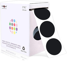 1  round Permanent Adhesive Color- Dot Stickers,1000 per Roll Dots Label Dispens