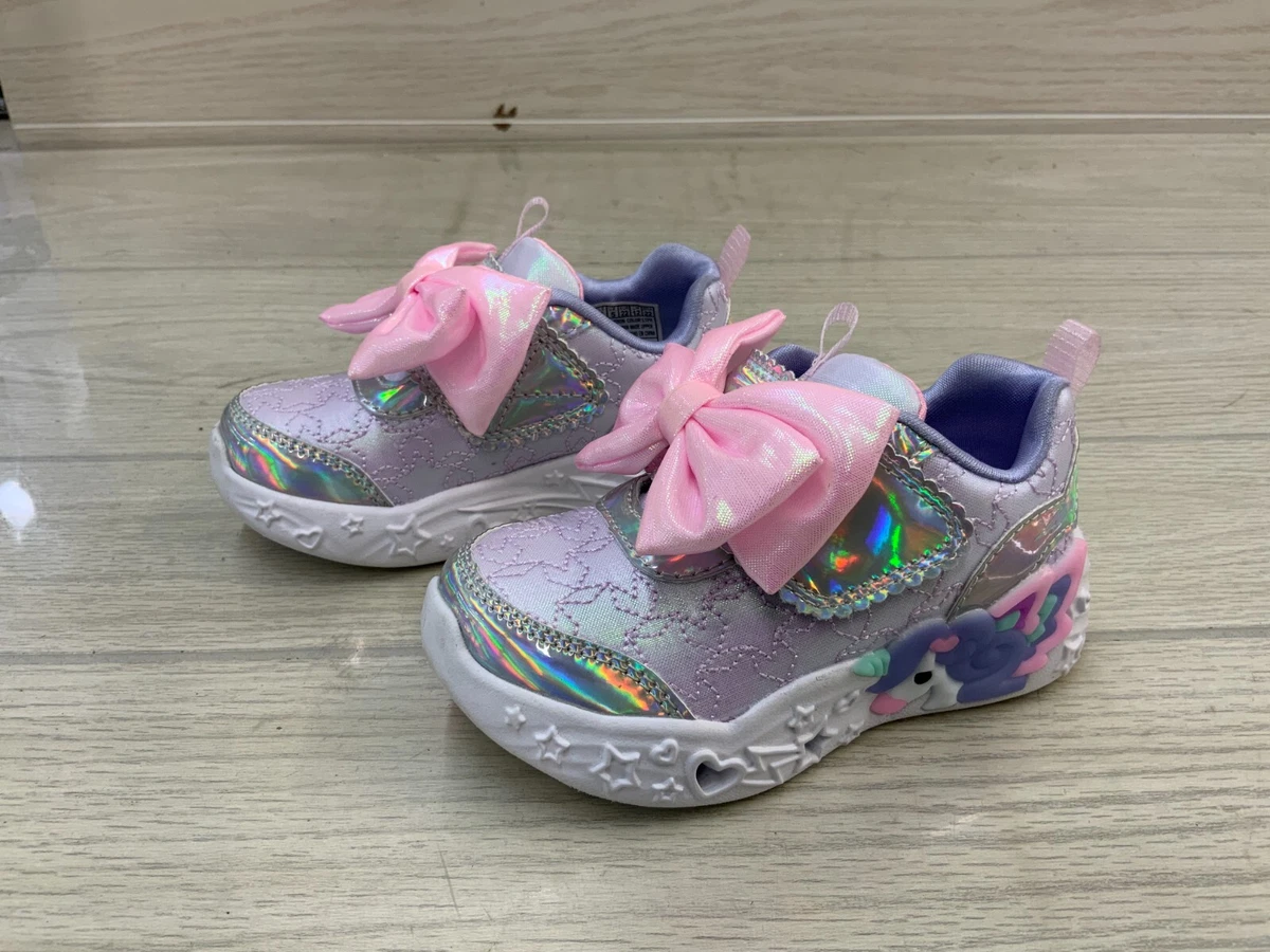Skechers S Lights Unicorn Charmer Sneaker Toddler Girl s Size 6 M MSRP 45